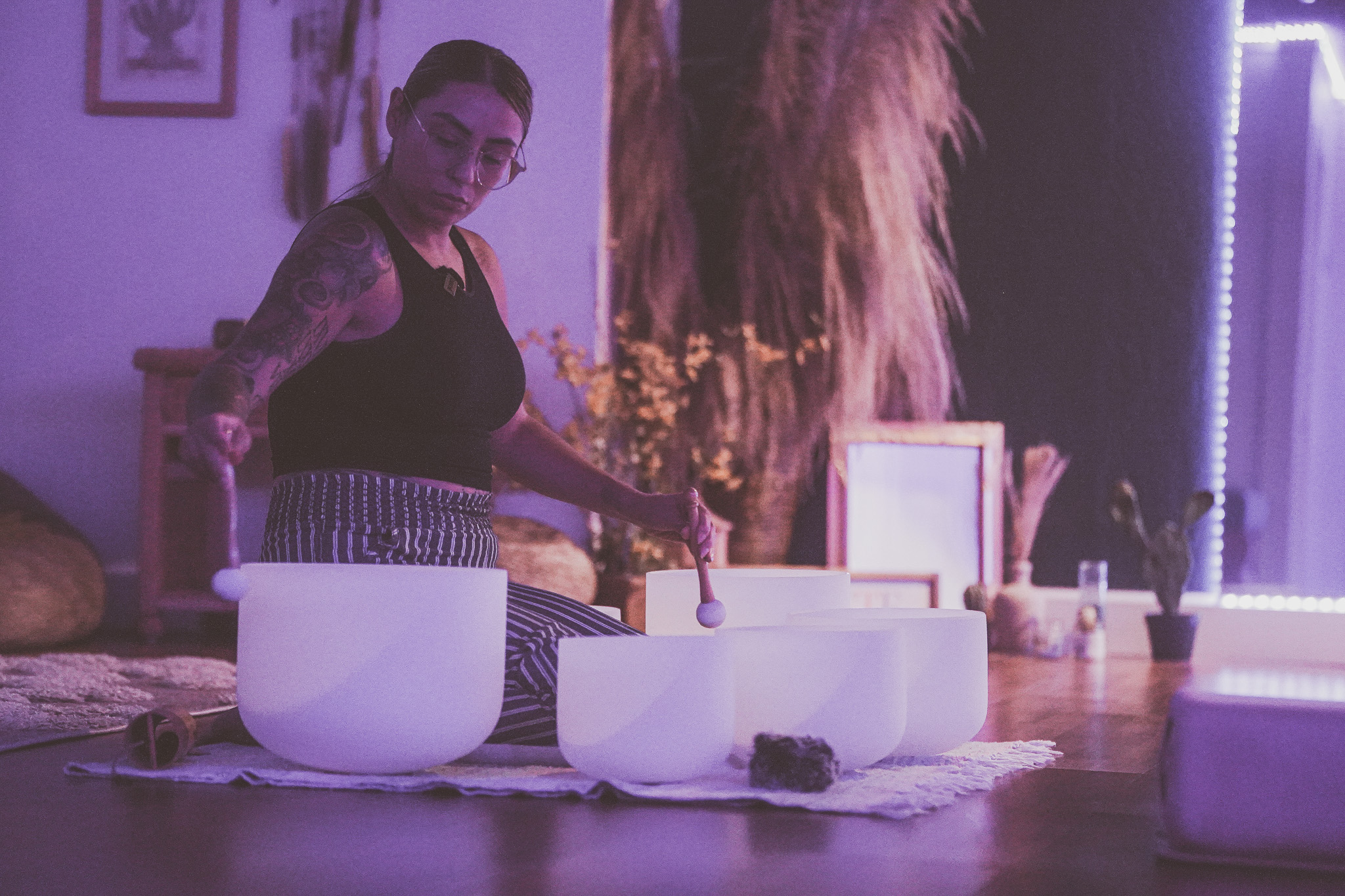 deep rest through sound healing at The Healing Tree Collective