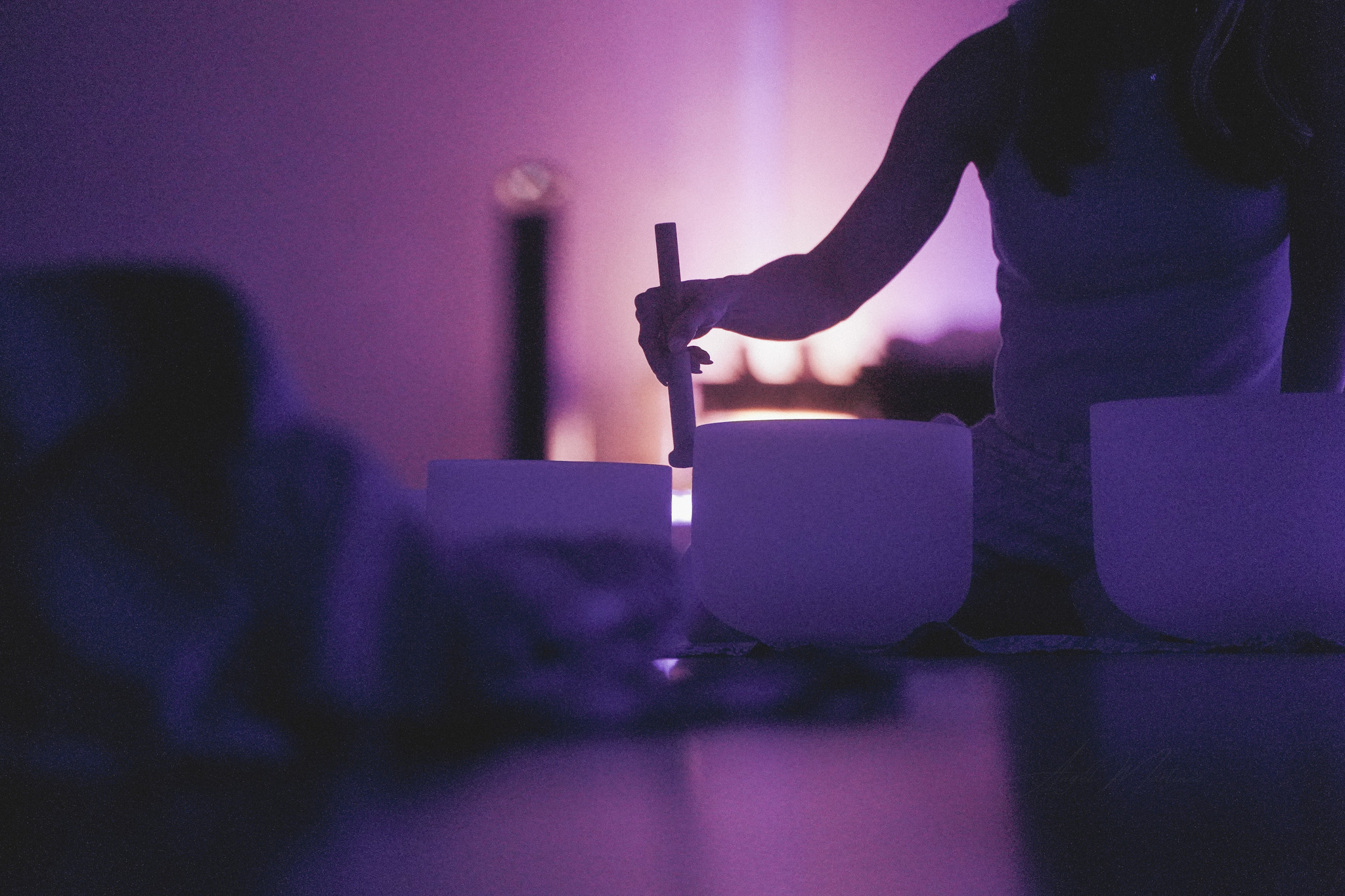 deep rest during sound healing at The Healing Tree Collective