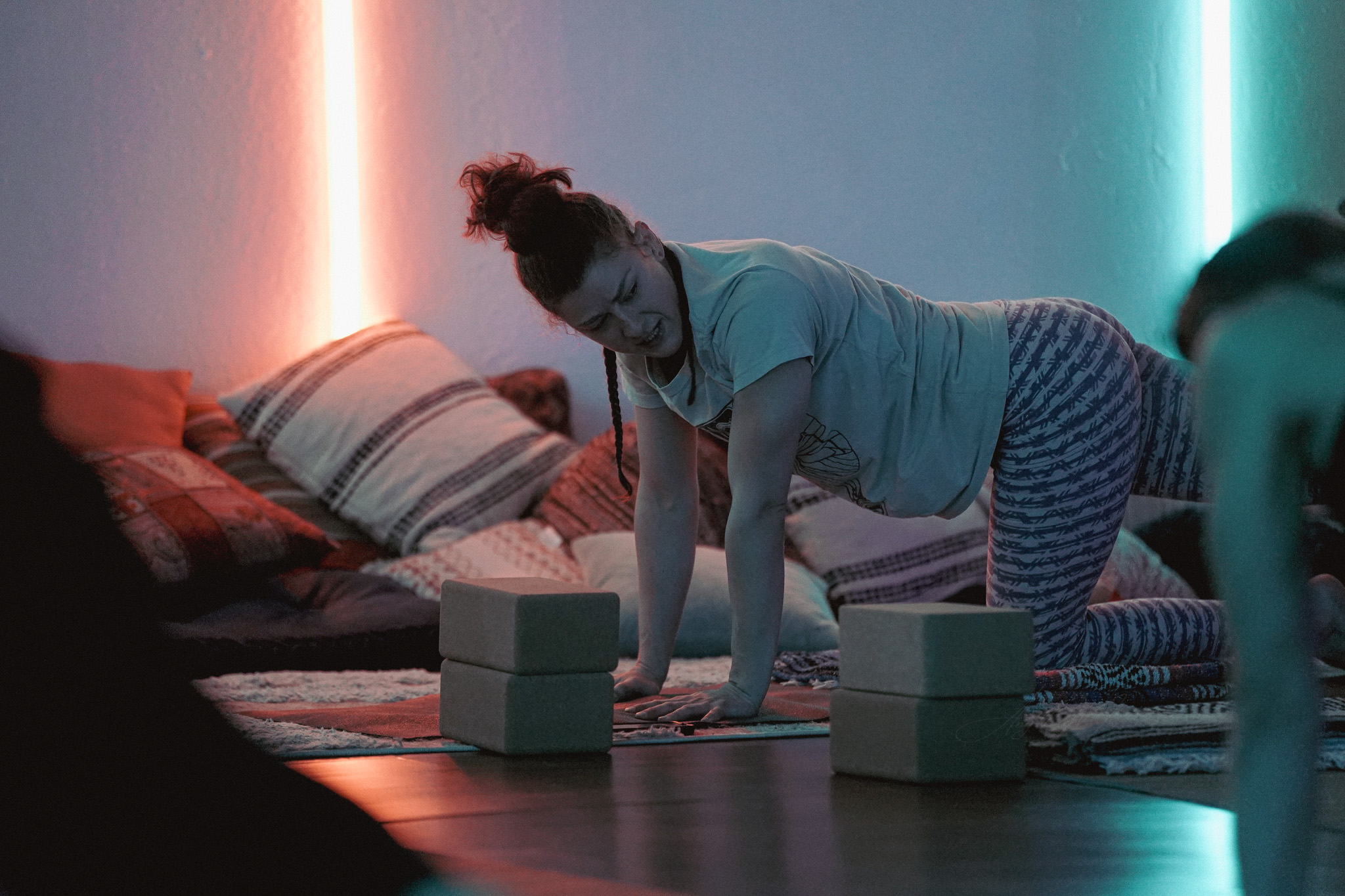 safe healing environment for yin yoga at The Healing Tree Collective