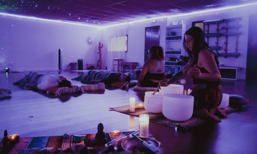 reiki and sound healing experience at the healing tree collective in tempe, az