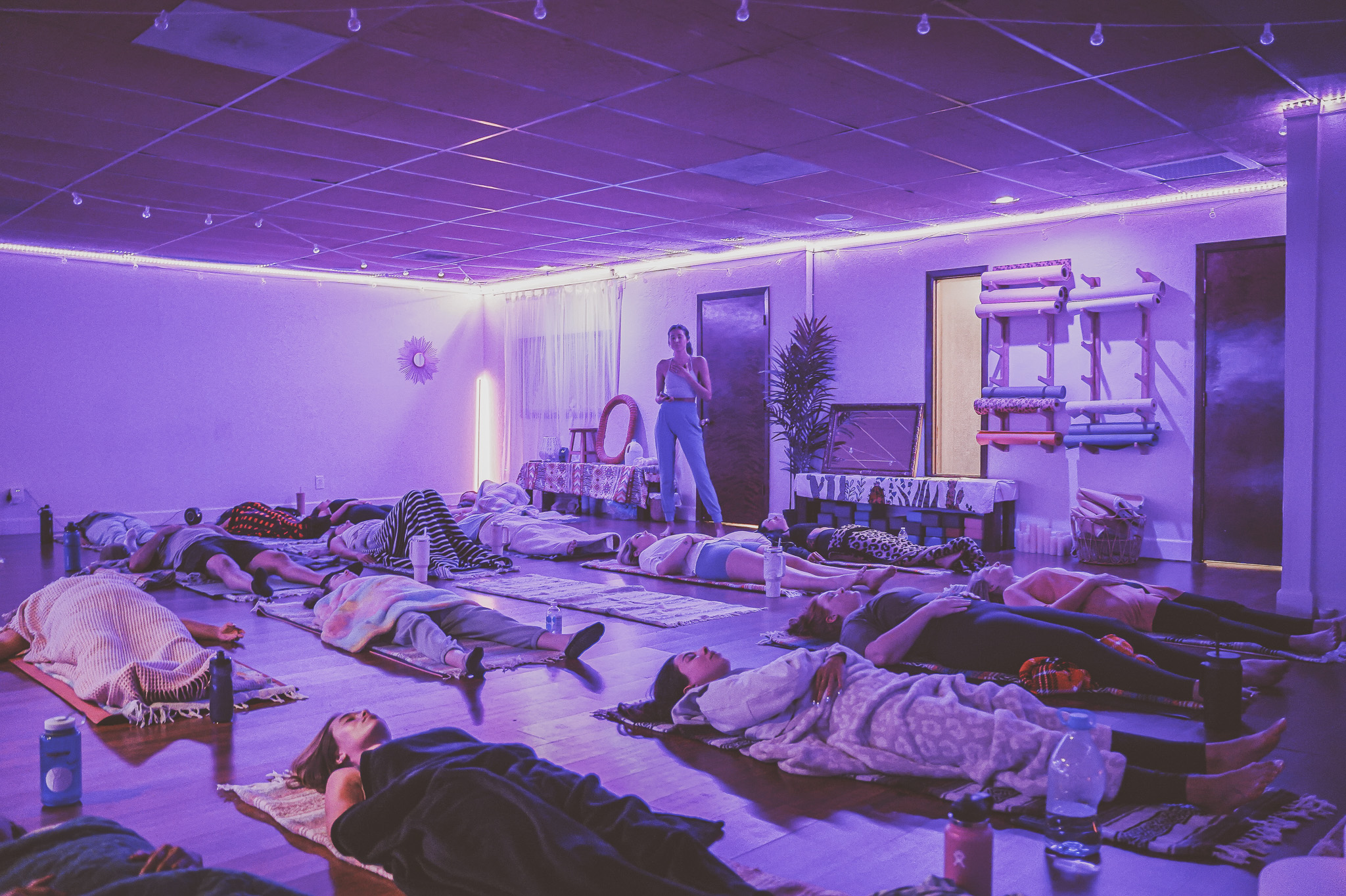 breathwork class for stress relief at The Healing Tree Collective