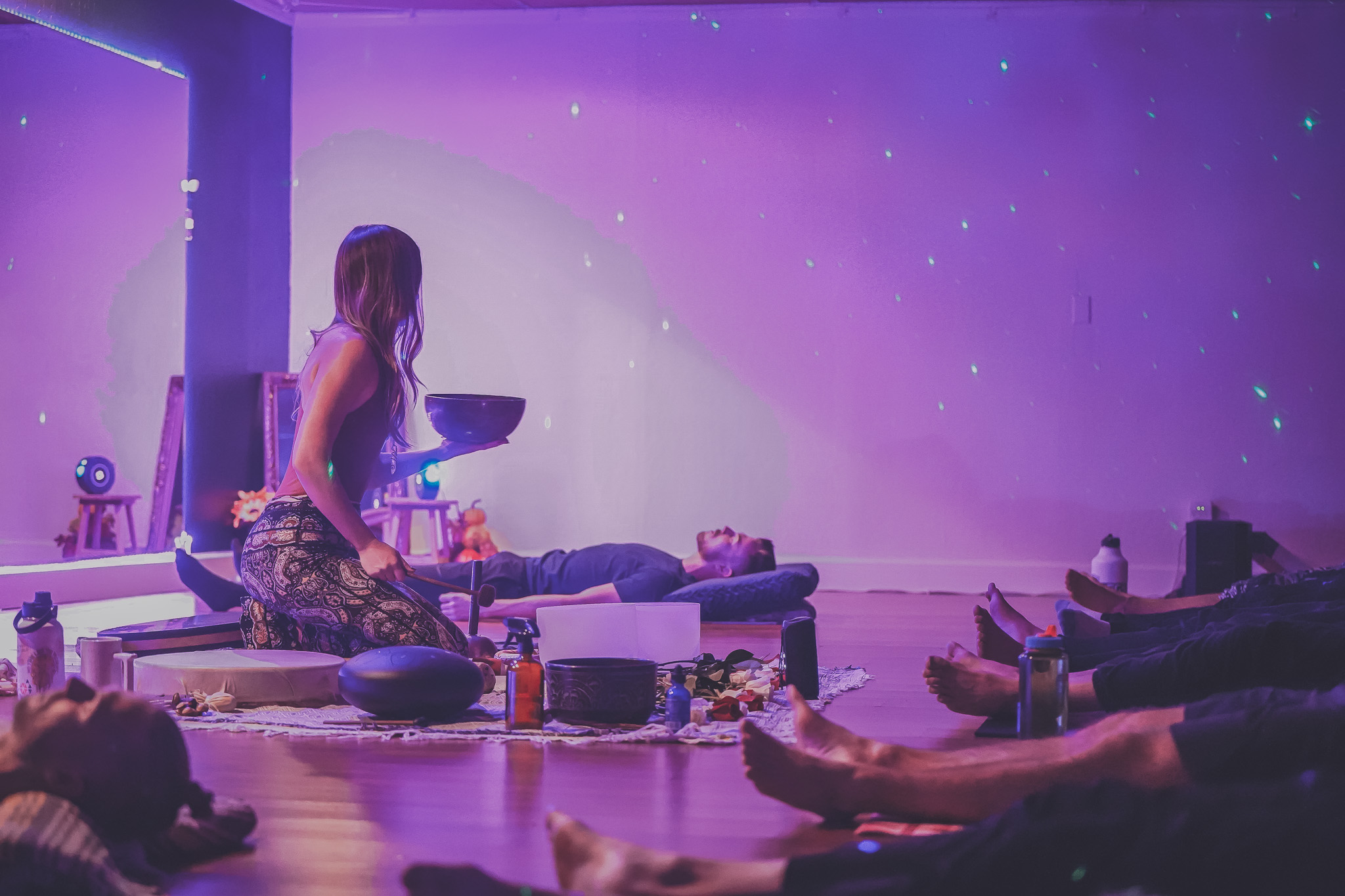 Gentle sound healing at The Healing Tree Collective in Tempe Arizona