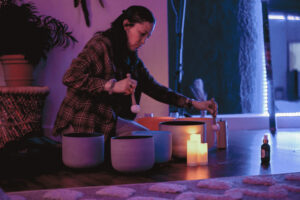 Sound bath at The Healing Tree Collective with Nereyda Martinez in Tempe, Arizona