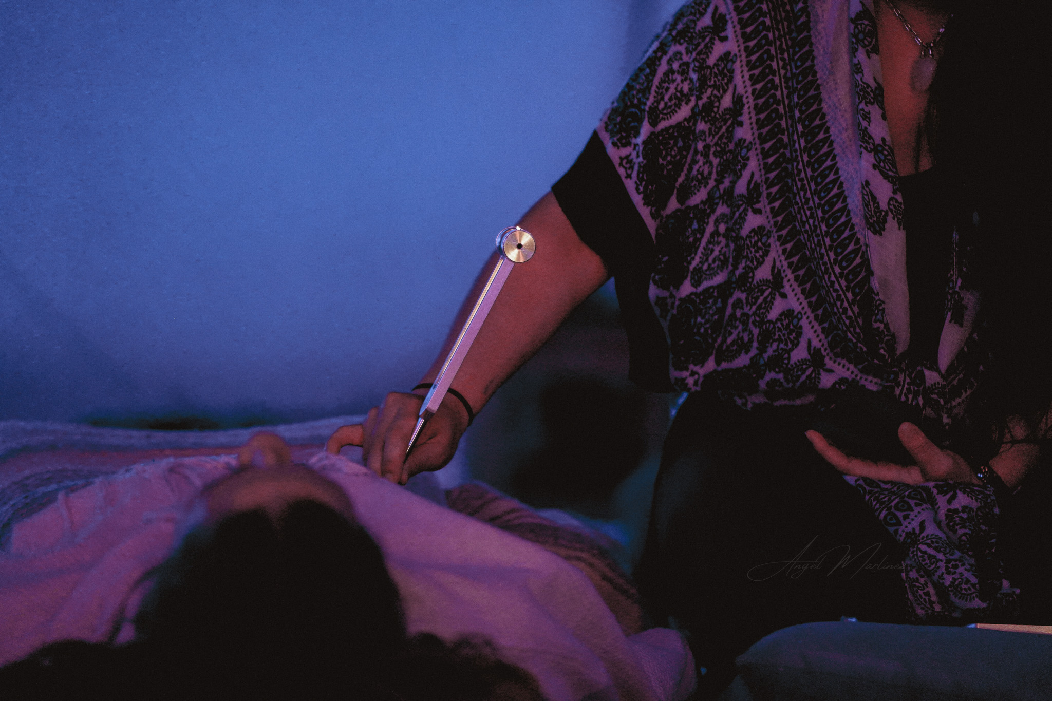 Tuning fork therapy at The Healing Tree Collective in Tempe Arizona