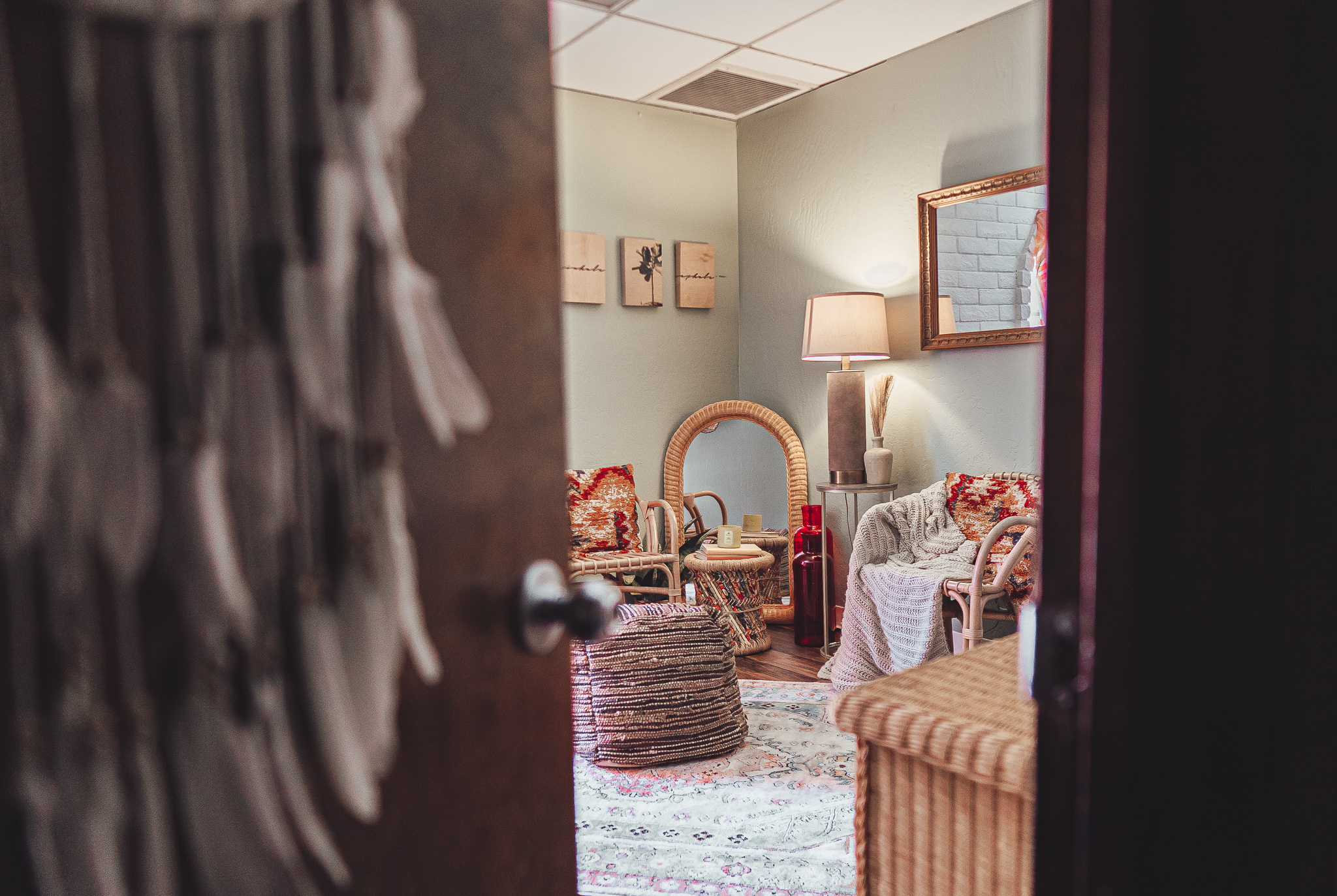 Cura Room setup at The Healing Tree Collective