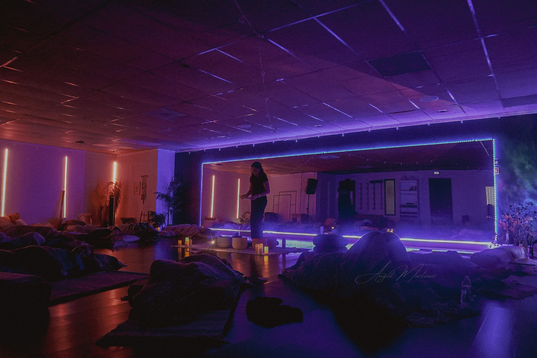 employee wellness session for stress relief and morale