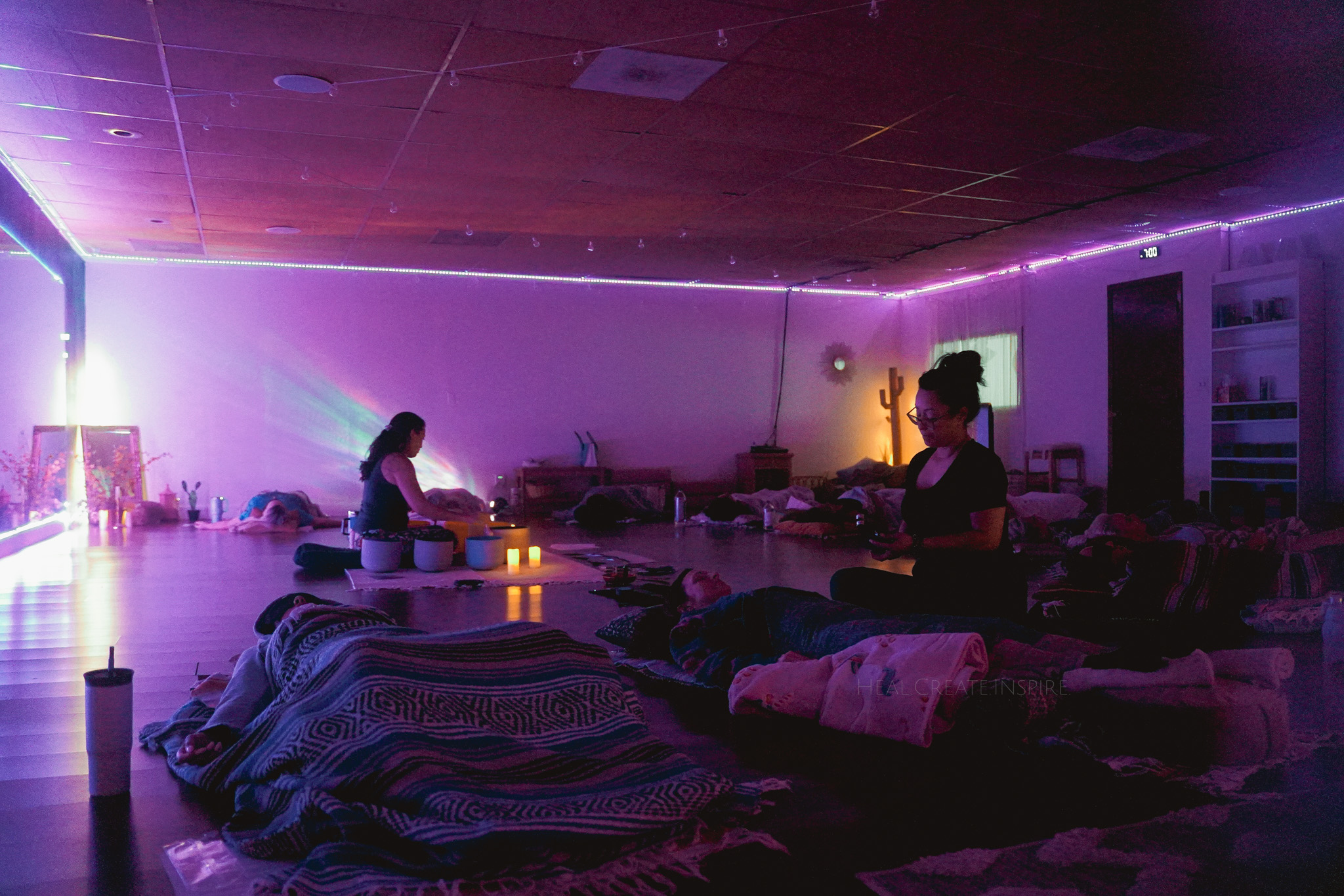 first-time guest exploring a beginner-friendly wellness class at The Healing Tree Collective in Tempe Arizona