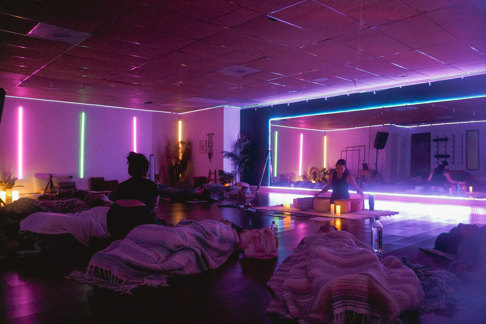 people connecting during a beginner-friendly wellness class in Tempe